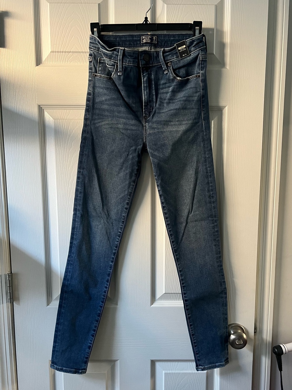 A&F high rise skinny jean